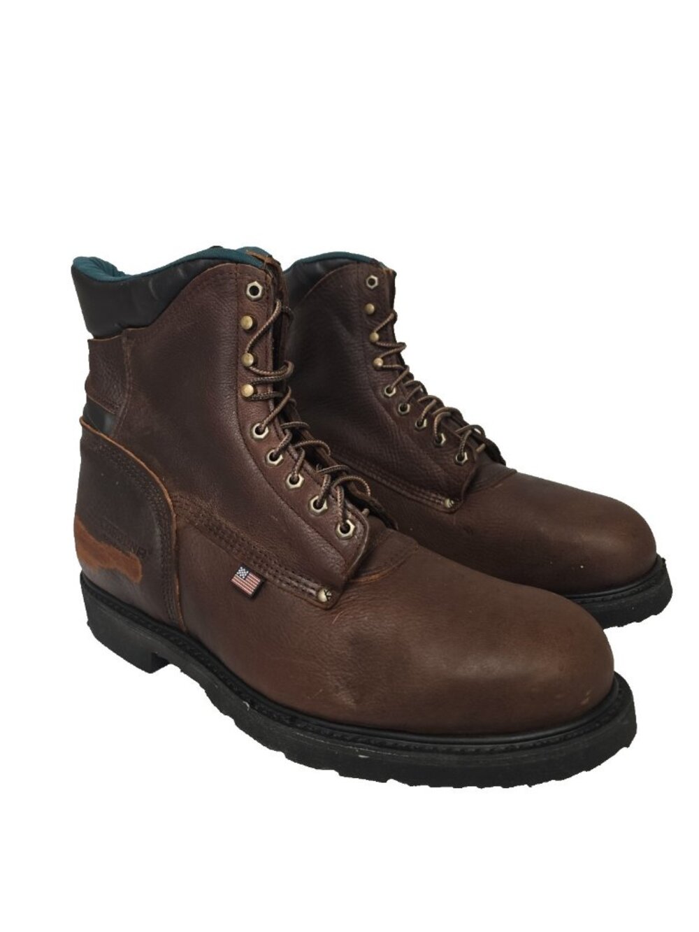 Carolina Men's 809 Sarge Hi 8" EH Soft Toe USA Work Boot Brown Size 18 2E